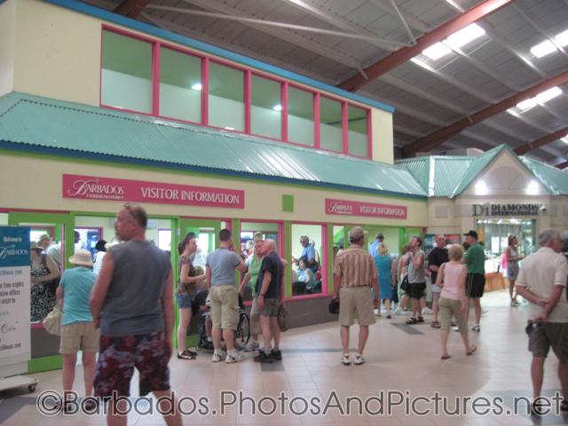 Barbados Visitor Information area at cruise port.jpg
