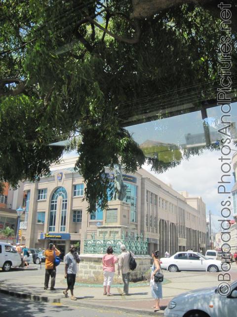 Nelson Statue near RBC Bank of Canada in Barbados.jpg