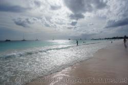 Someone fishing at Carlisle Bay Beach in Bridgetown Barbados.jpg