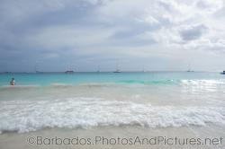 Boats near the waters of Carlisle Bay Beach in Bridgetown Barbados.jpg