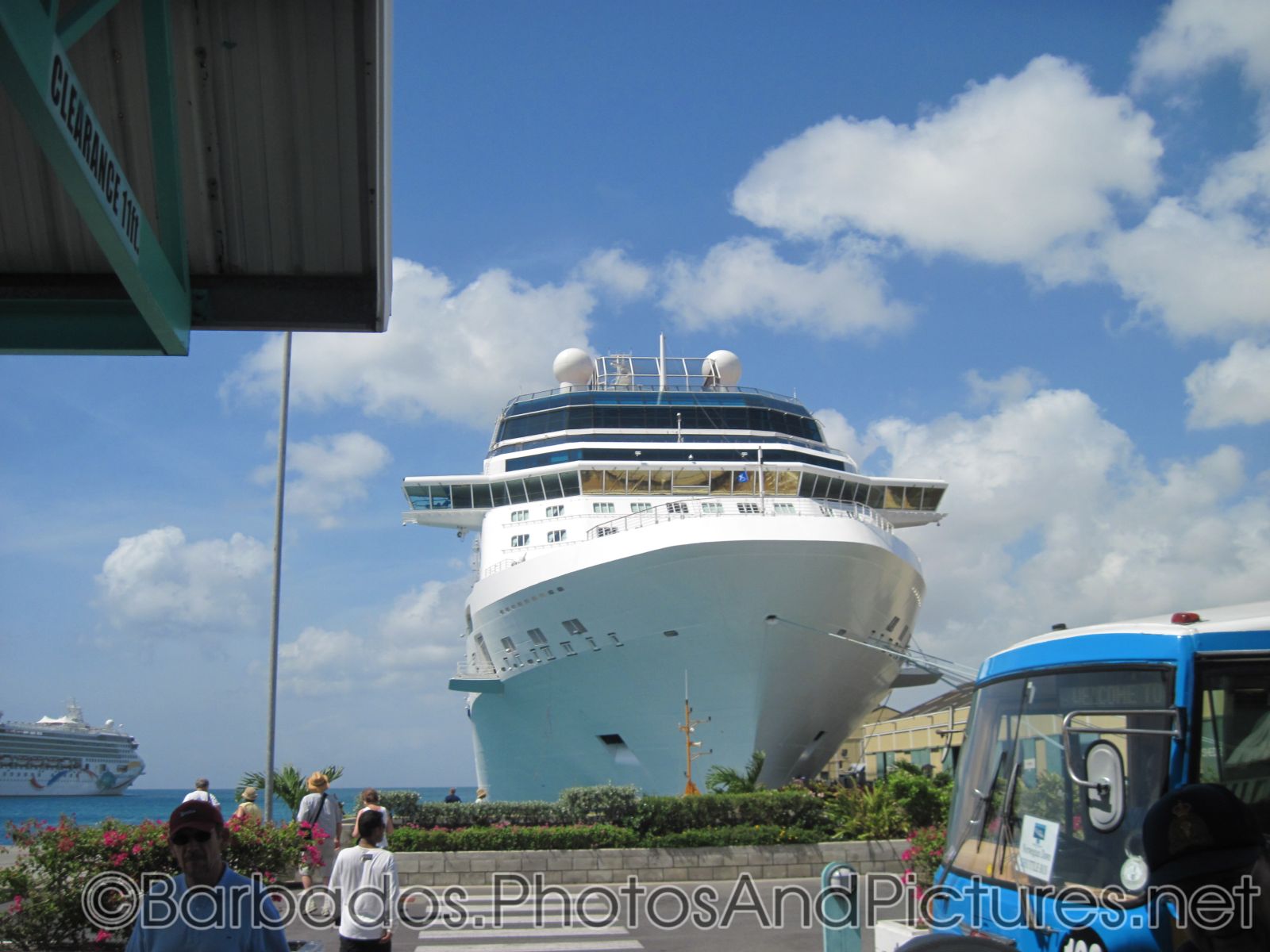 Celebrity Cruise ship docked at Bridgetown Cruise Terminal in Barbados.jpg
