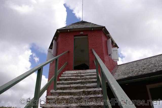 Stairs up to the tower at Gun Hill Signal Station in Barbados.jpg
