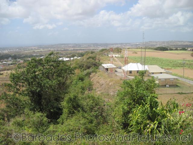 Modern signal radio station viewed from Gun Hill Signal Station in Barbados.jpg
