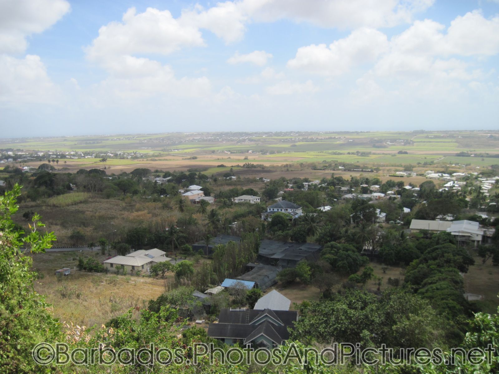 Houses and farmlands as viewed from Gun Hill Signal Station in Barbados.jpg
