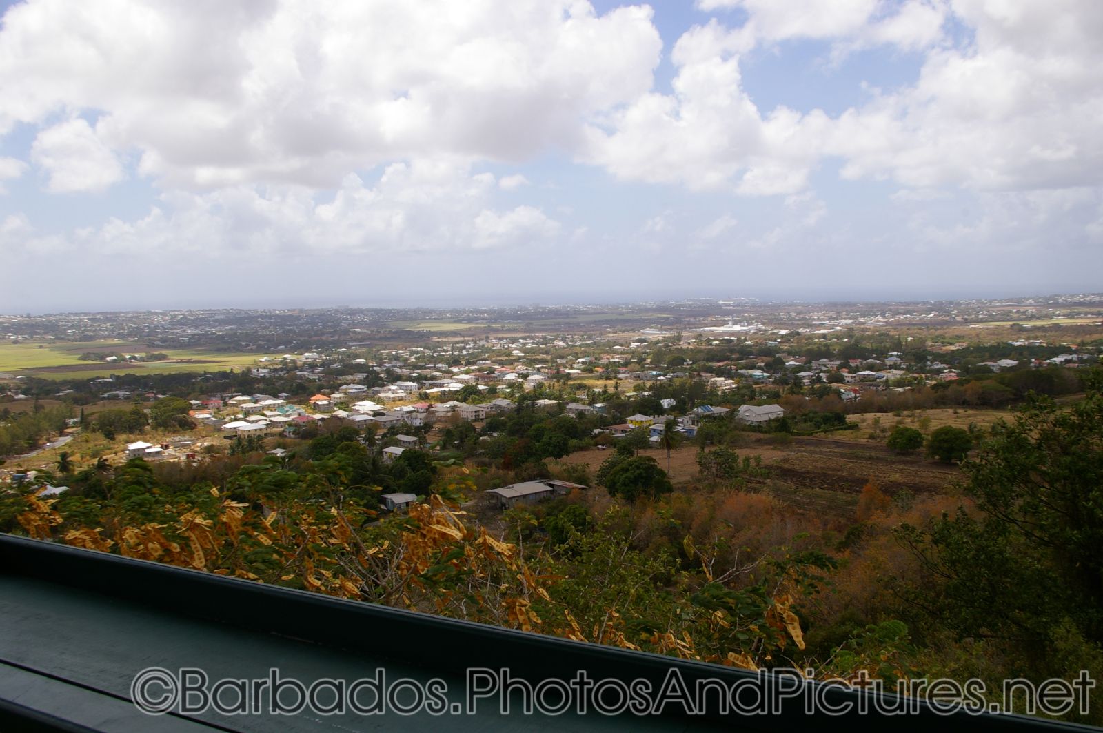 View of cruise ships in the distance from Gun Hill Signal Station in Barbados.jpg
