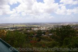 Houses in the distance as viewdd from Gun Hill Signal Station in Barbados.jpg