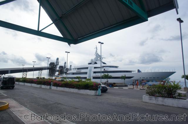 Vibrant Curiosity Yacht docked at Bridgetown Barbados.jpg