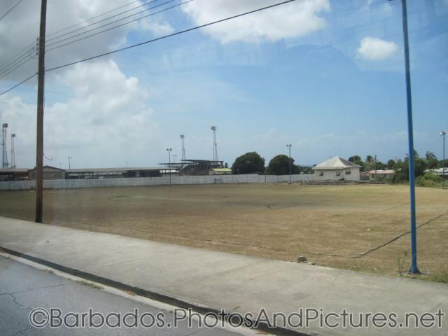 Open field next to Circket Stadium at Tyrol Cot in Barbados.jpg
